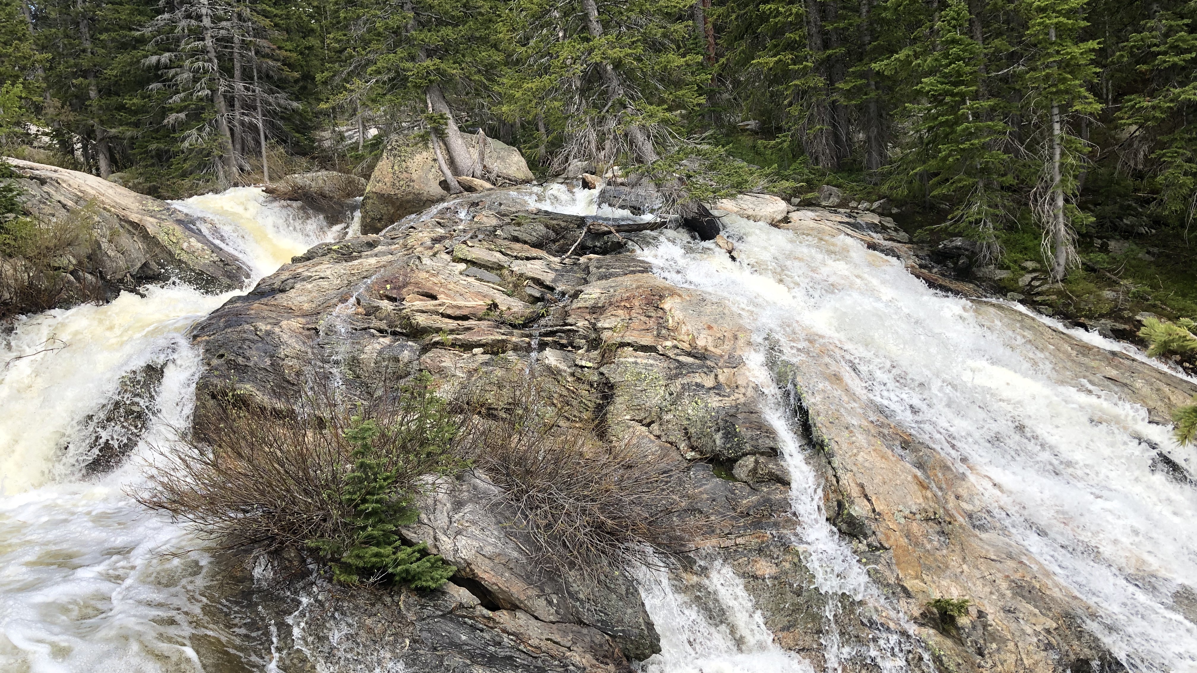 Rocks & water above the 2nd falls.