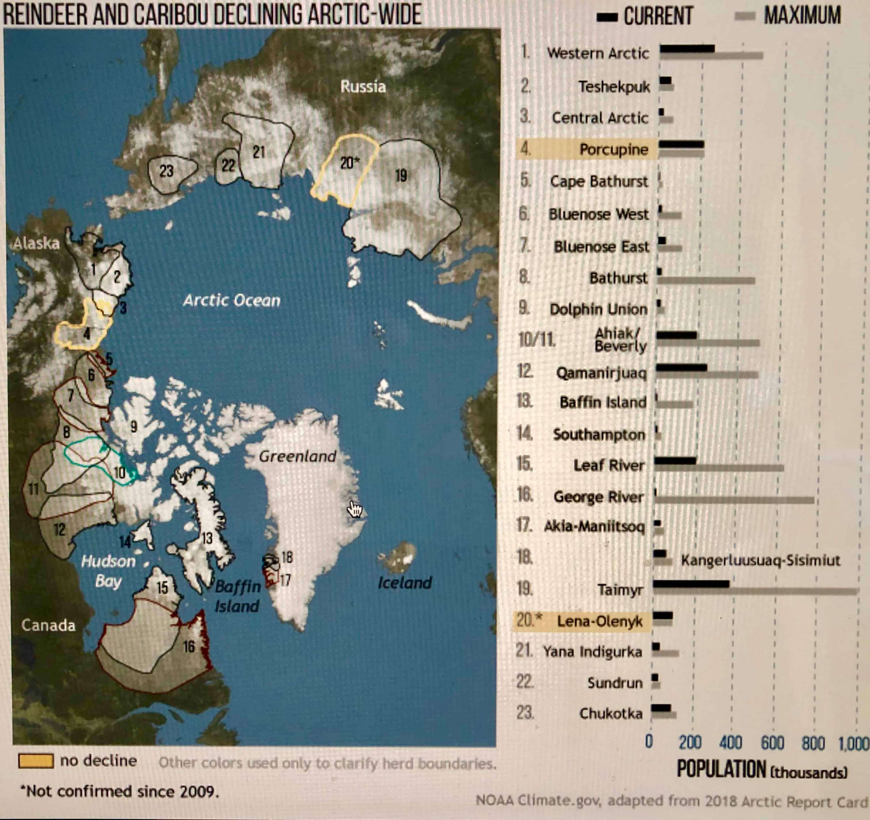 Caribou Population Graph